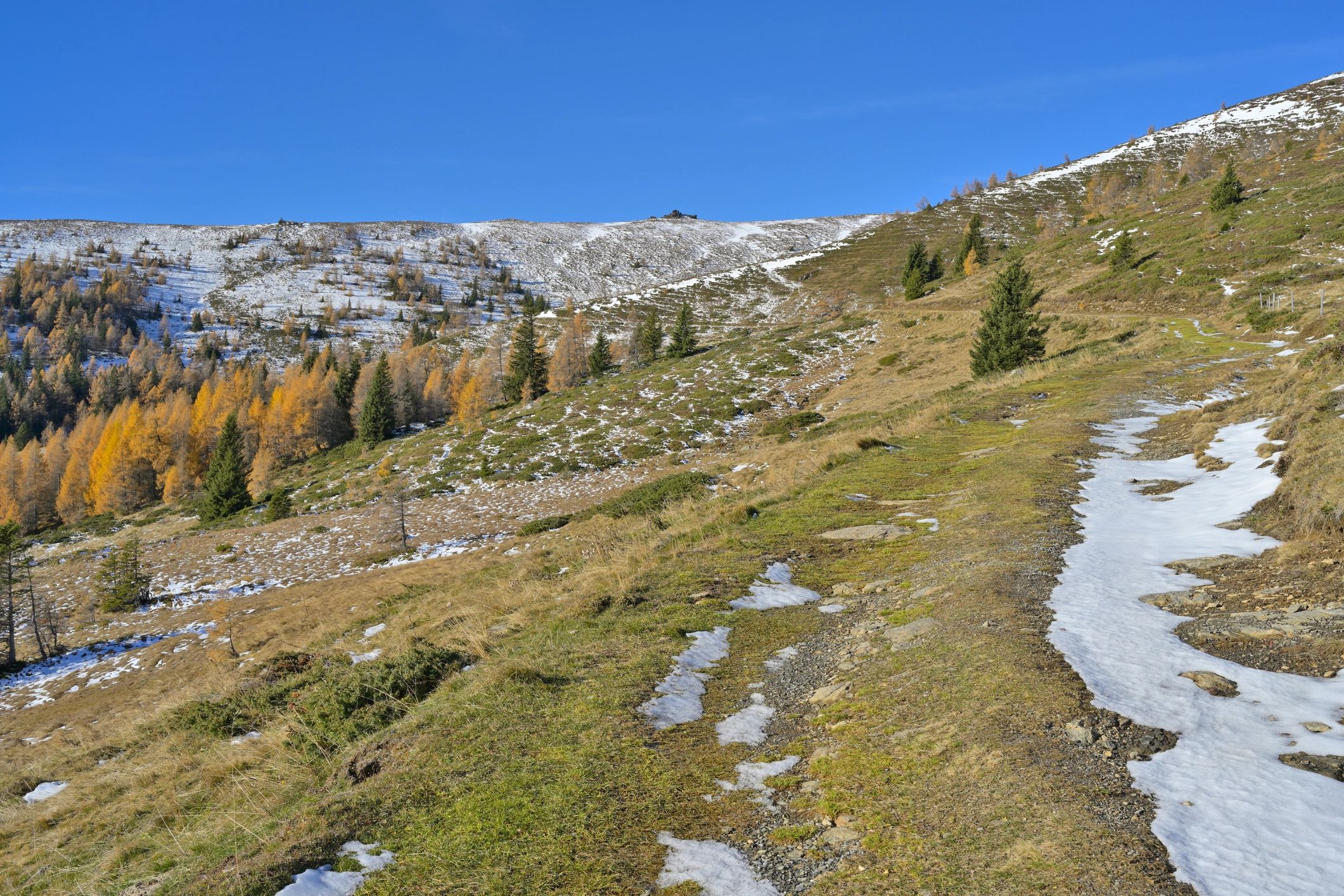 Alpine summit path symbolizing preparation and steady progress